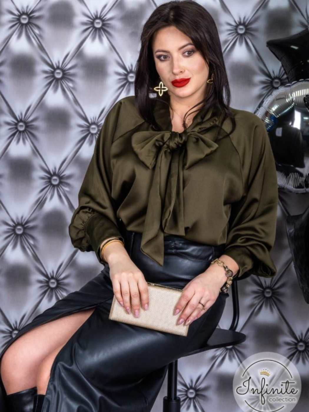 Bluzka ze wstążką